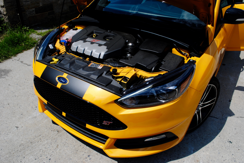 If you love engine covers you’re going to love the Focus ST. Photo: Author